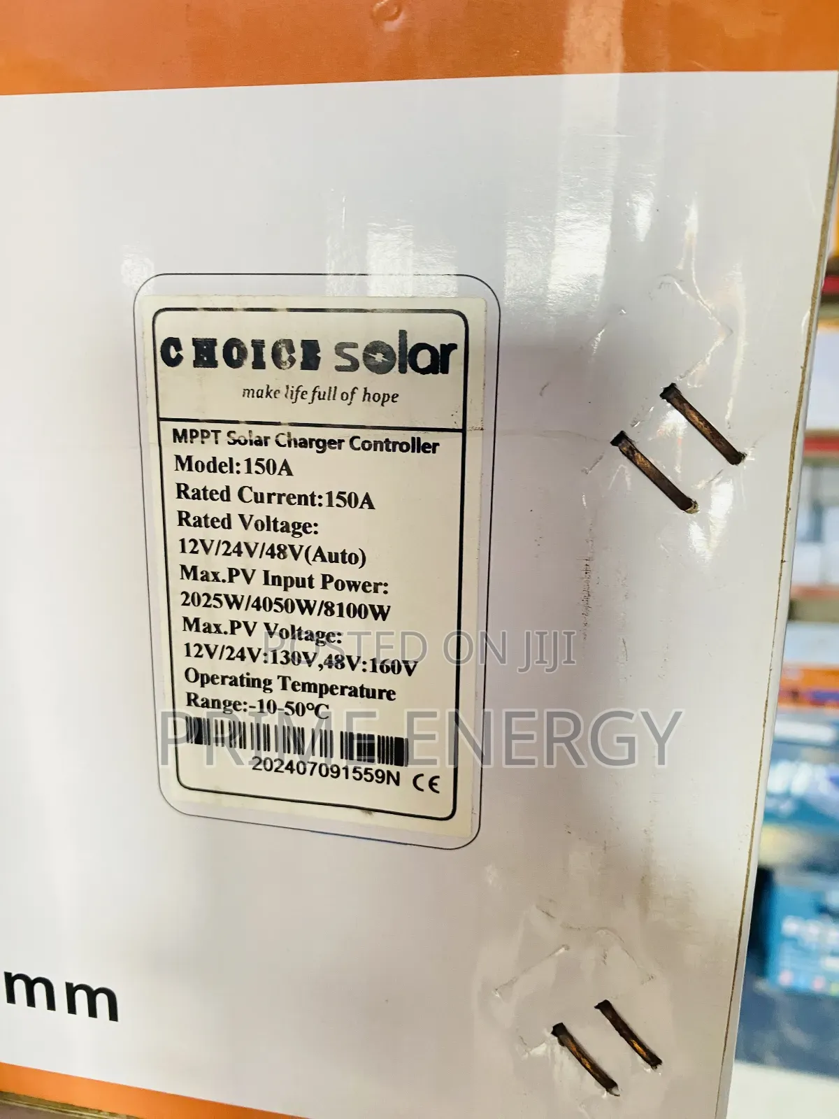 150A Choice MPPT Solar Charge Controller