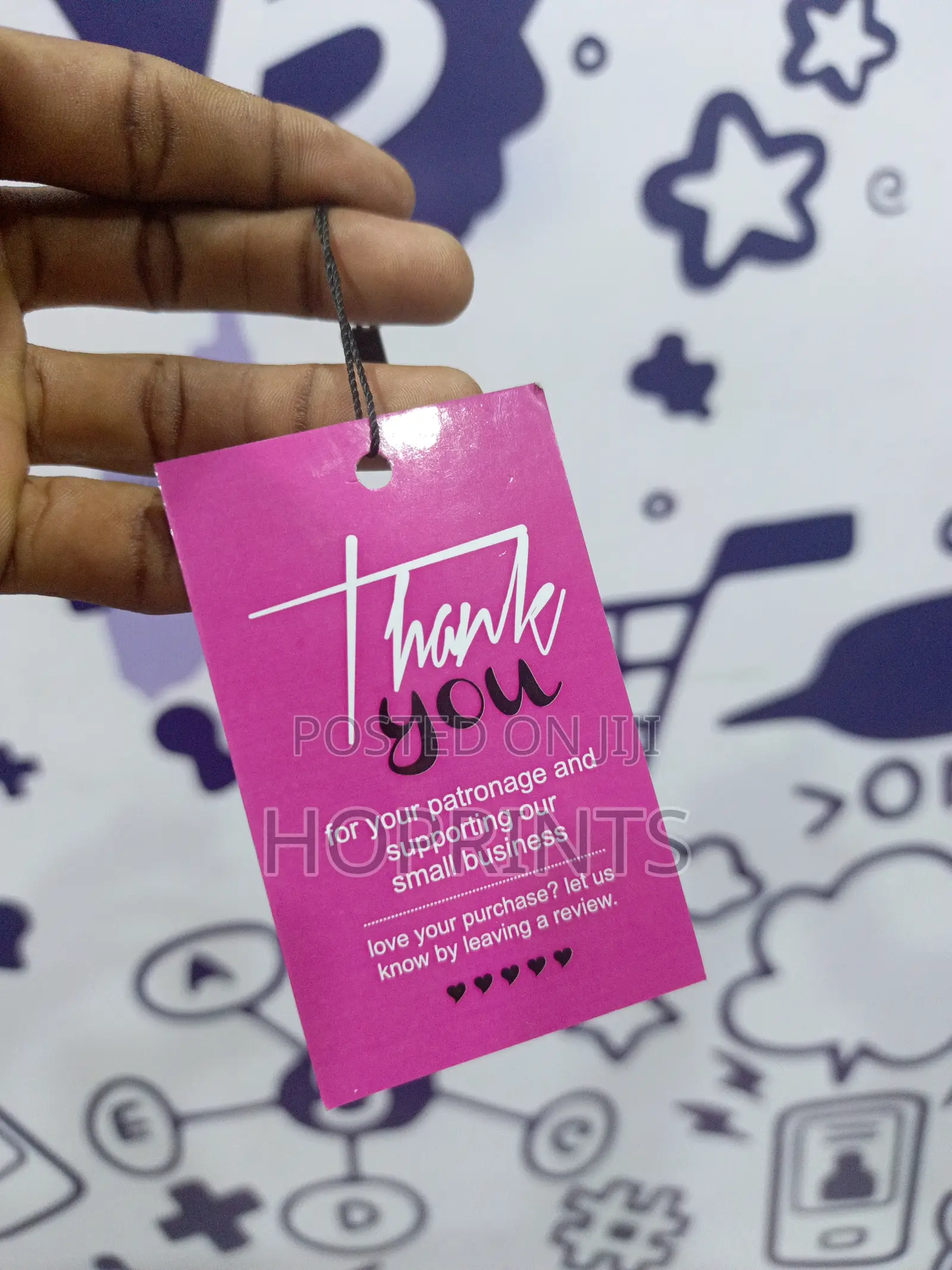 Custom Cloth/Shoe Tag