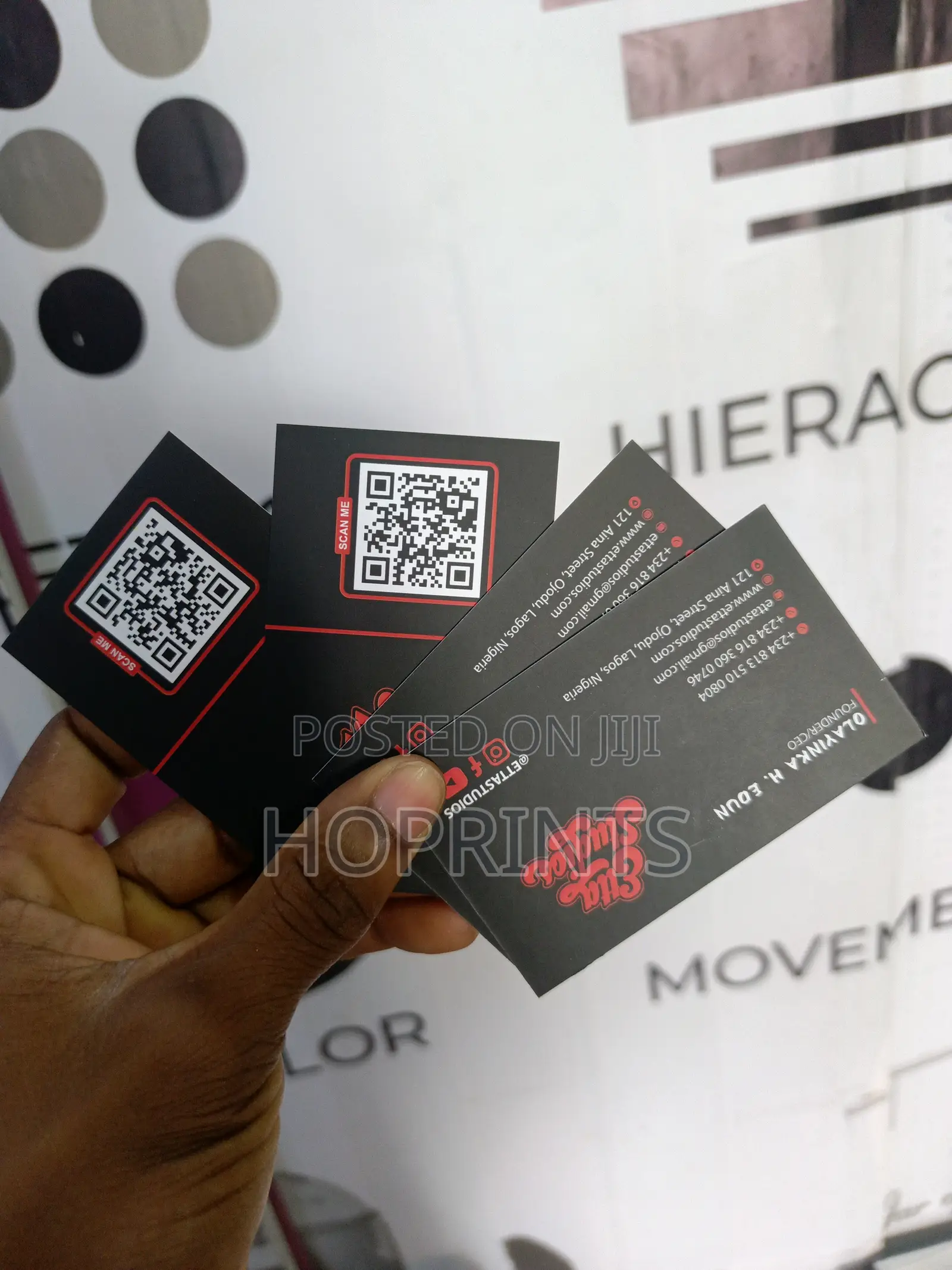 Business/Complementary Card