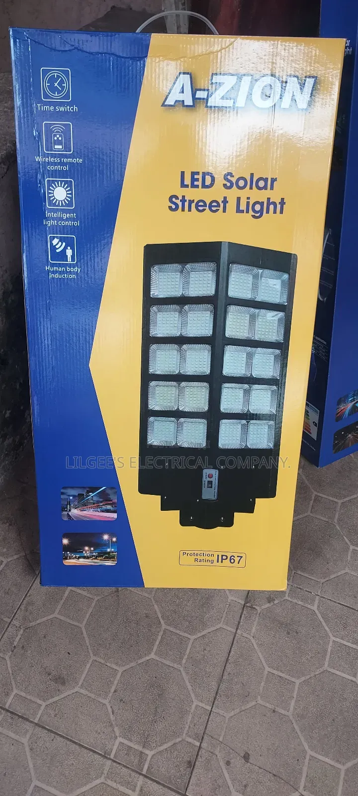 1000 Watts Solar Street Light With Remote Control