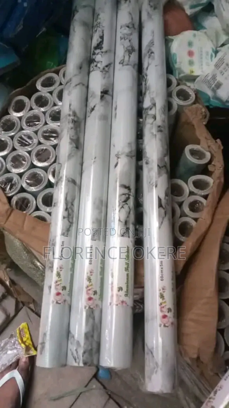 Adhesive Marble Wall Paper
