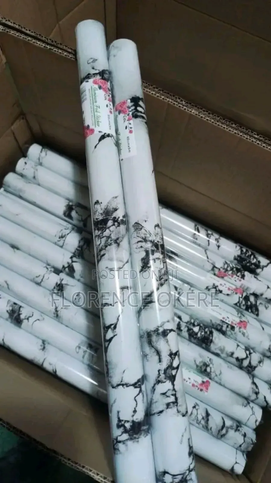 Adhesive Marble Wall Paper