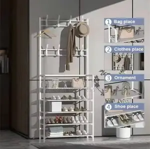Multi Purpose Hanger and Shoe Rack