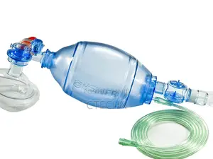 Adult Manual Resuscitator 1500ml PVC Ambu Bag+Oxygen Tube
