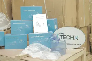 Adult Manual Resuscitator 1500ml PVC Ambu Bag+Oxygen Tube