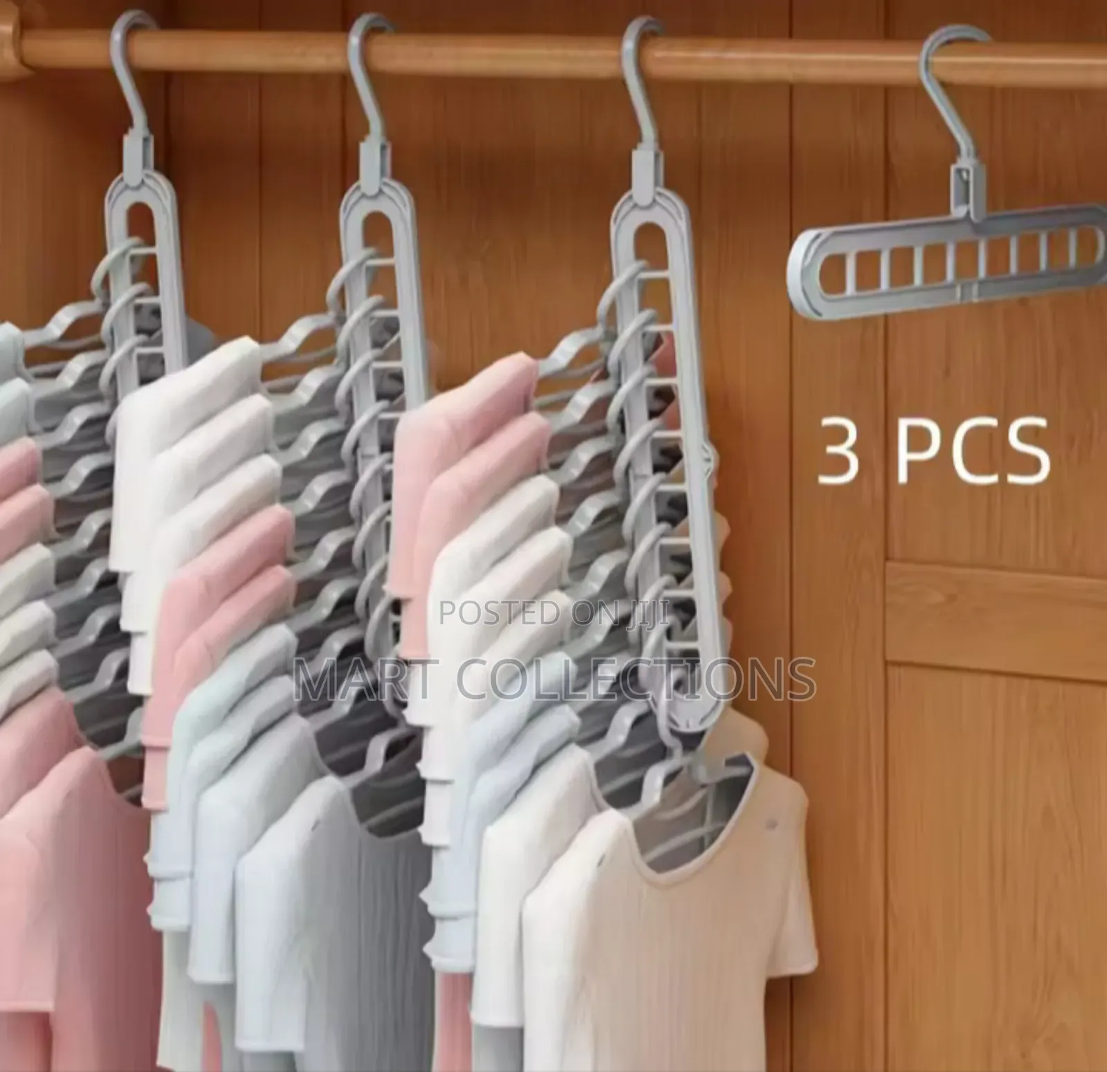 3pcs Multipurpose Clothes Hanger Multilayer Wardrobe Hanger