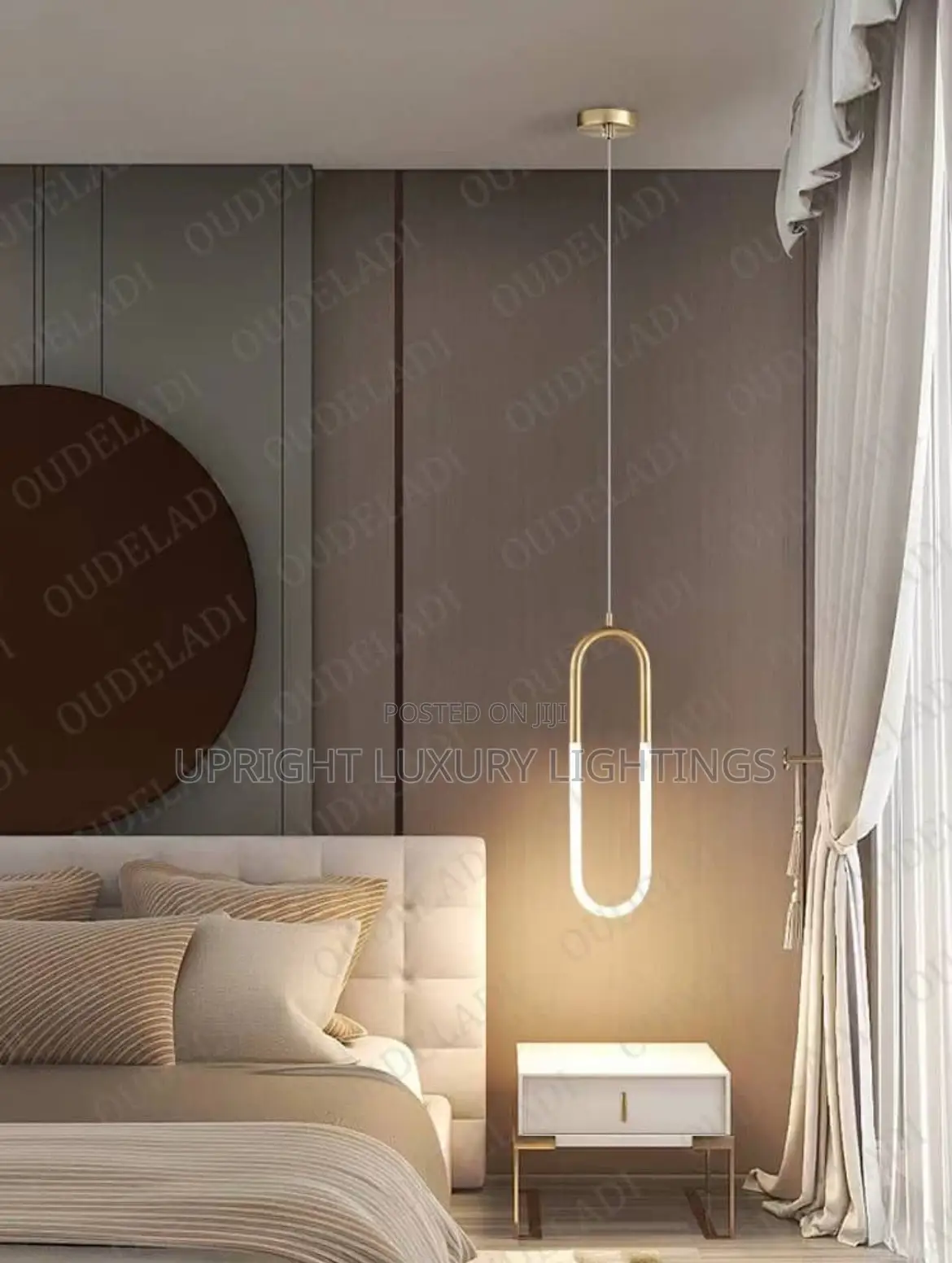 Led Bedside Pendant Drop Light.