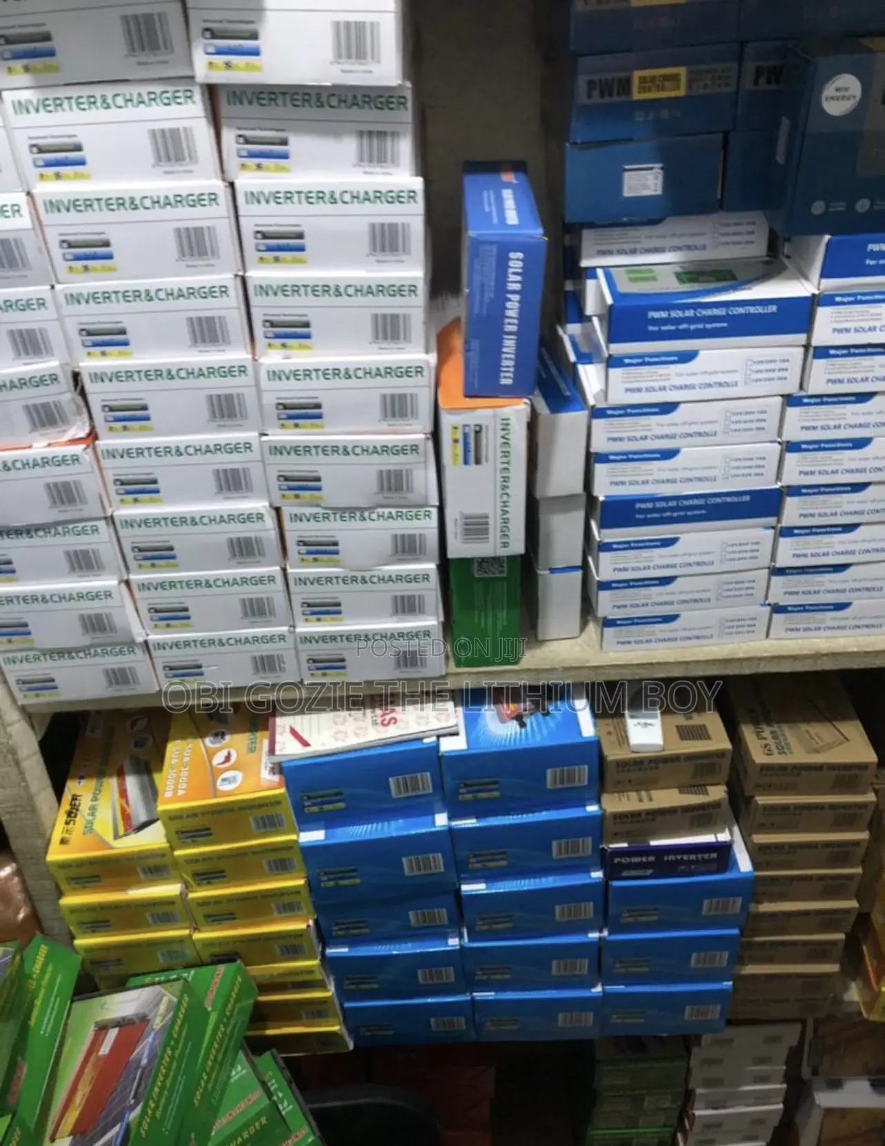 Charge Controllers and Sachet Inverter Are Available.