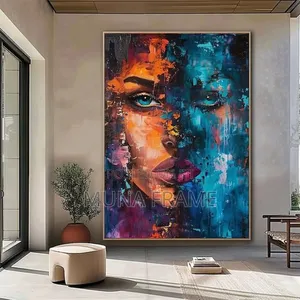 Printed on Canvas Abstract Portrait