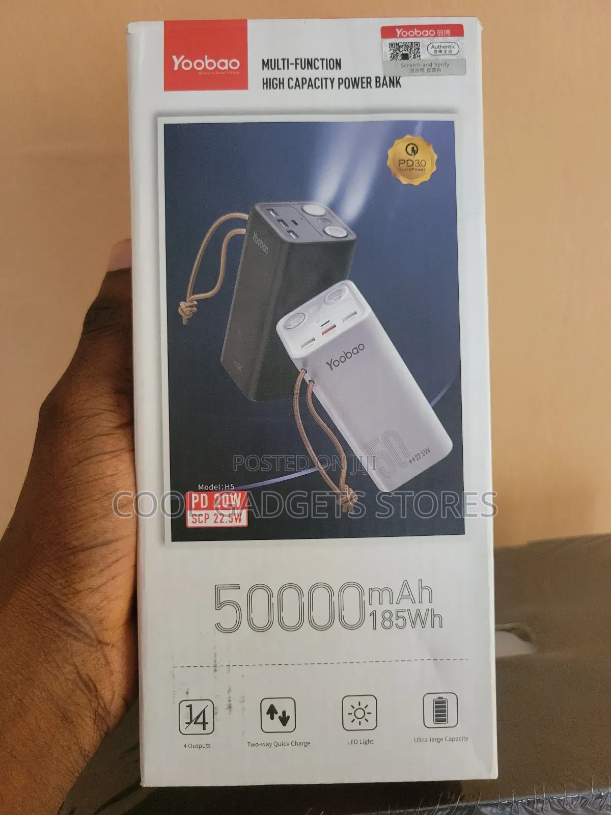 Yoobao H5 50000 Mah Power Bank