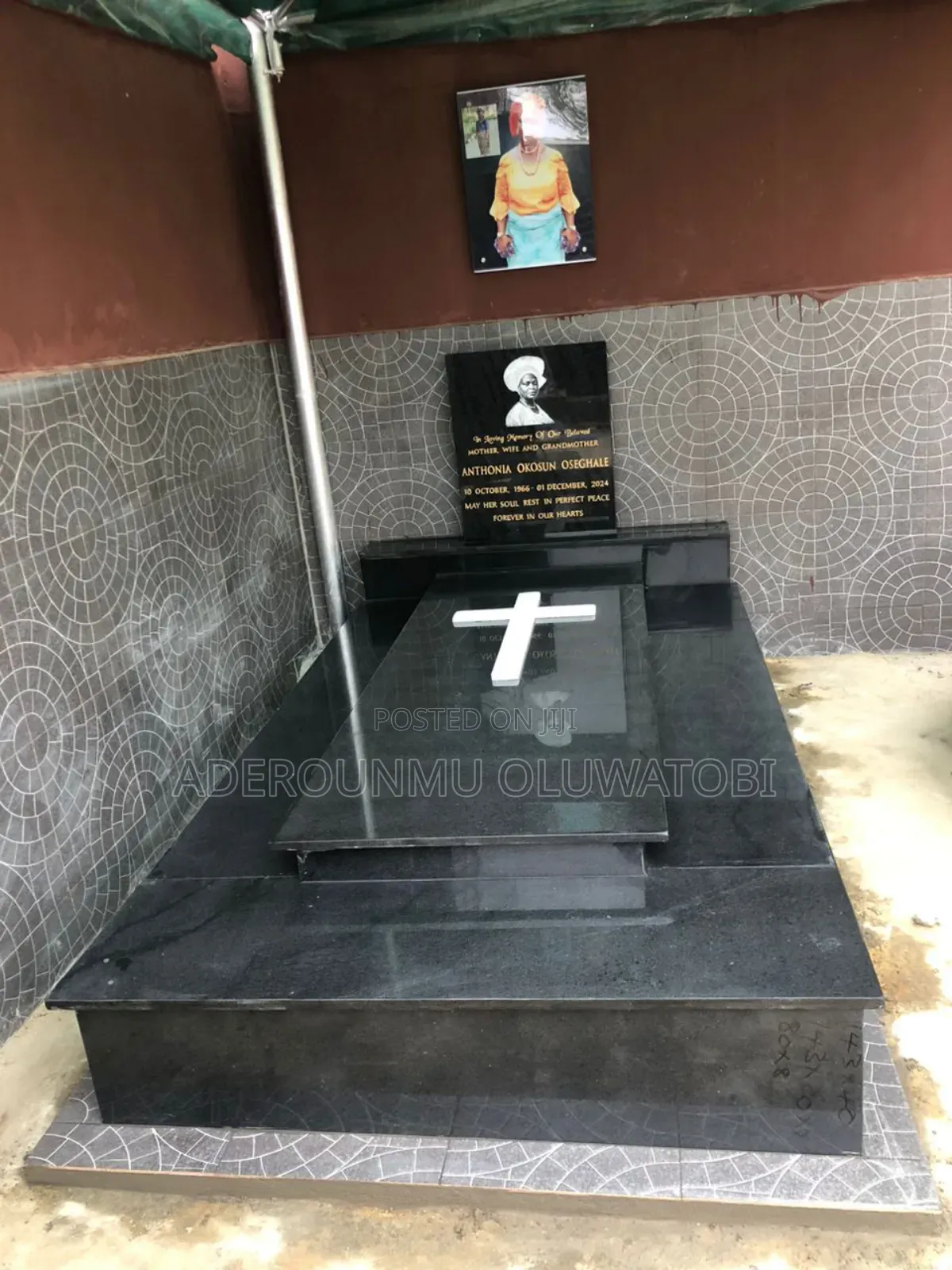 Grave Marble Installation