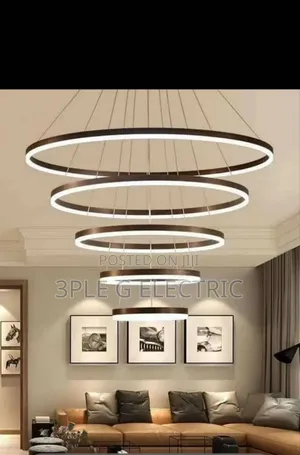 By 1000mm 5rings Dropping Led Chandelier