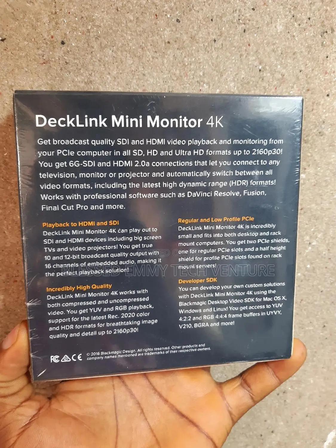 Blackmagic Design Decklink Mini Monitor Card