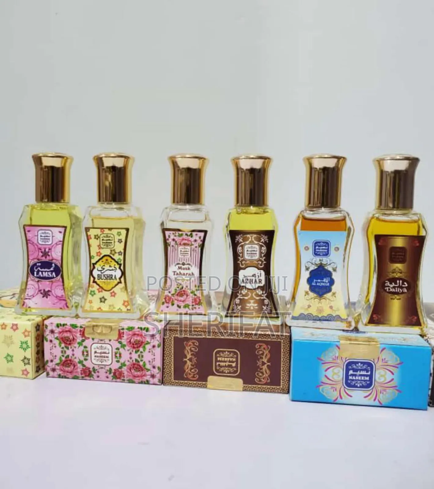 Jalabiya, Shoes , and Perfumes