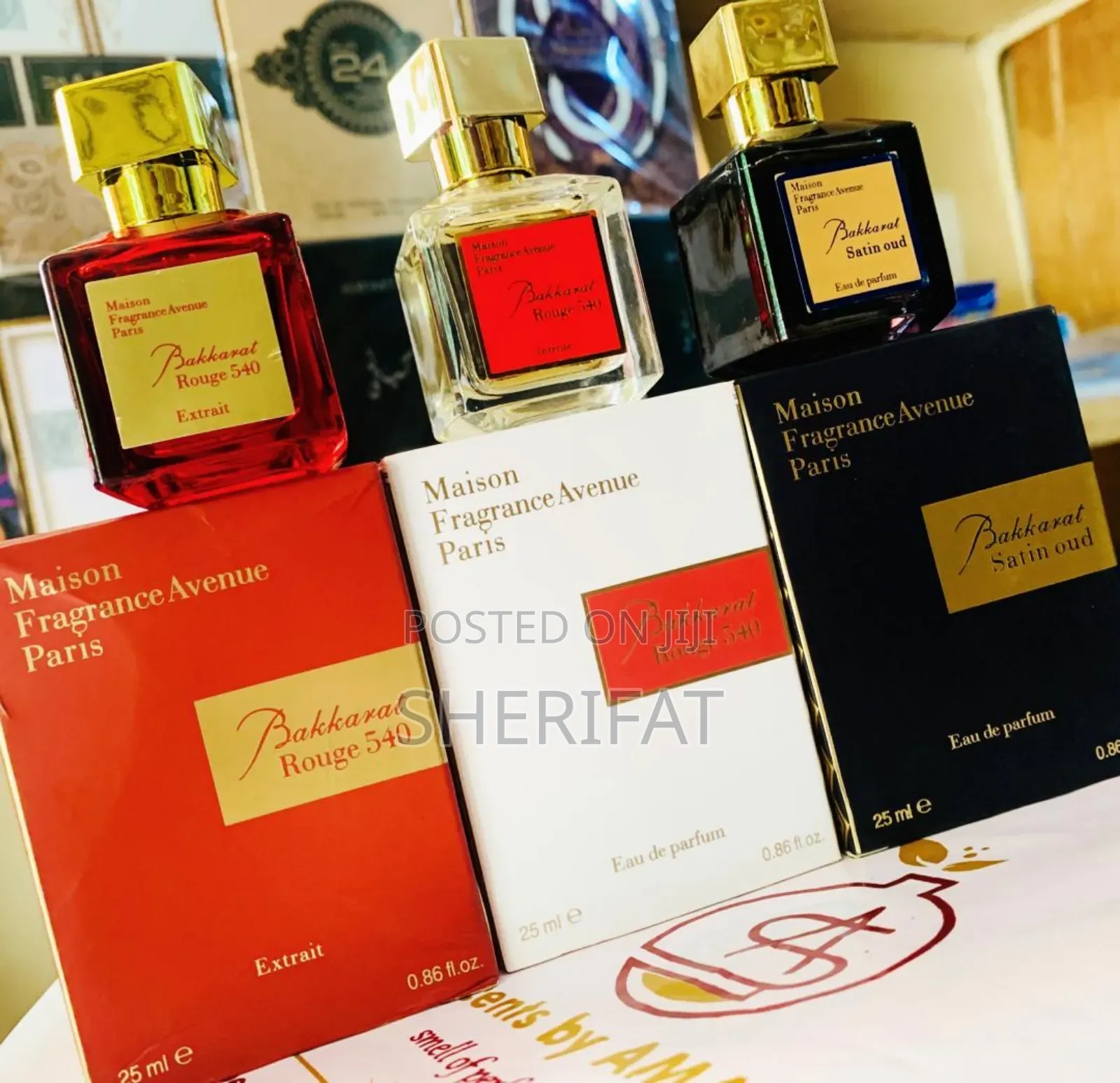 Jalabiya, Shoes , and Perfumes