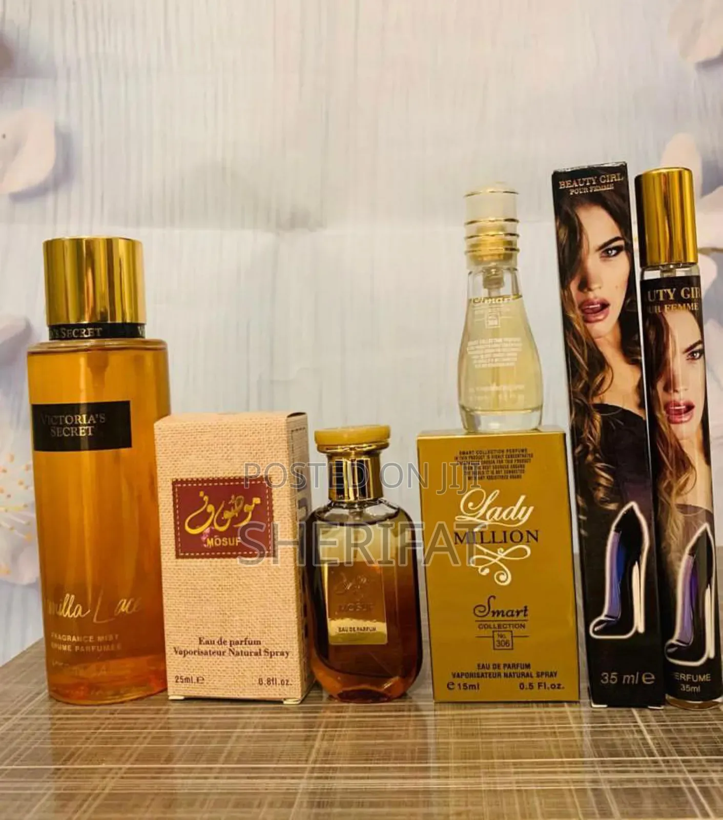 Jalabiya, Shoes , and Perfumes