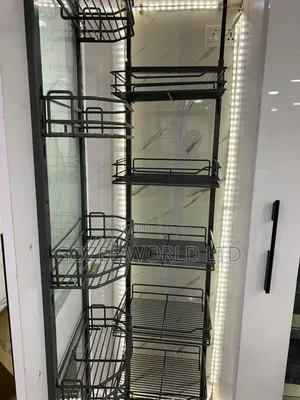 Black 5 Layers Pantry
