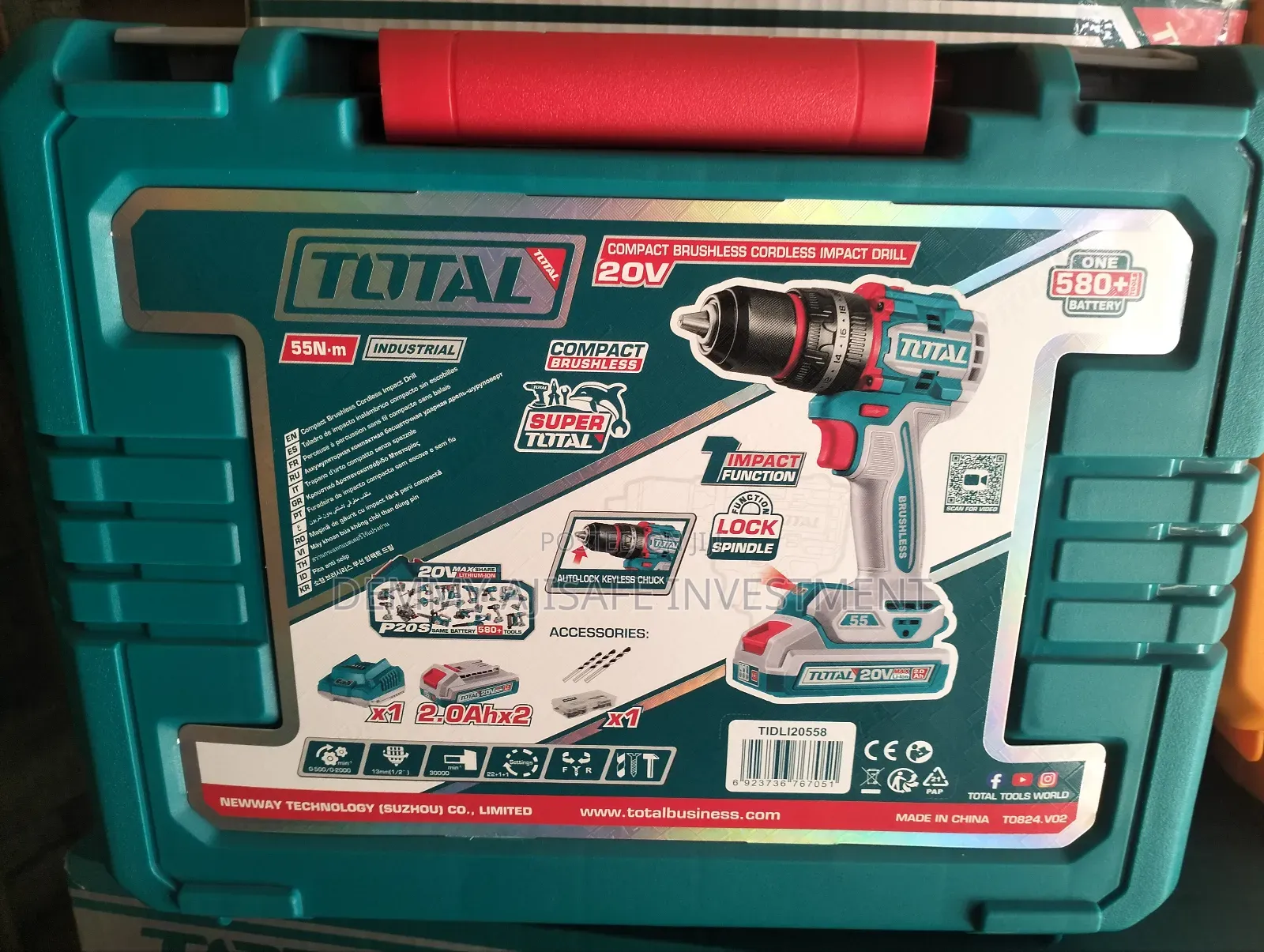 Total Compact Brushless Cordless Impact Drill