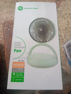 Portable Desktop Rechargeable Fan
