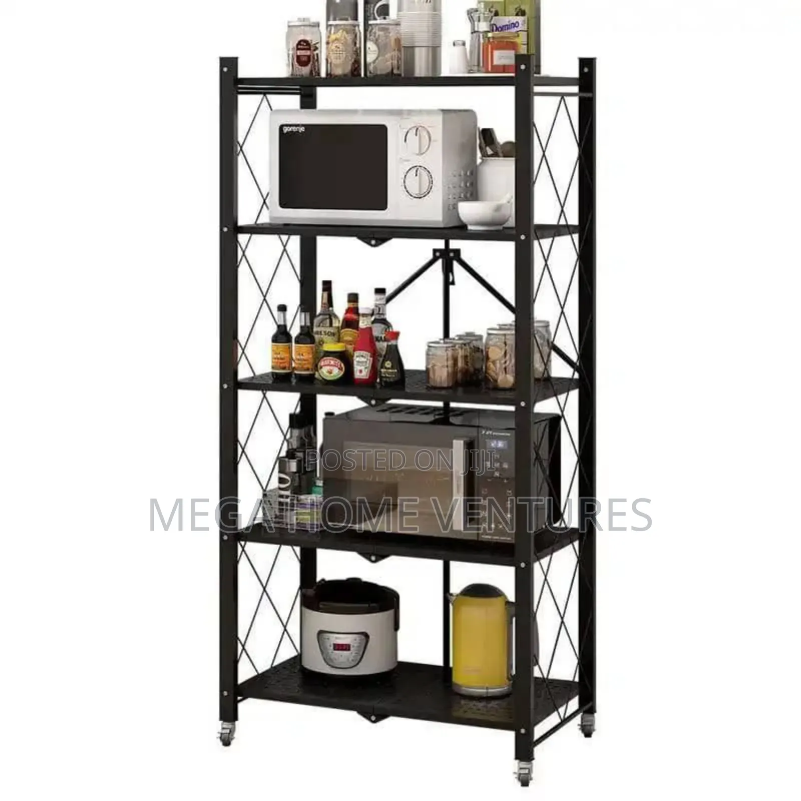 5layers Foldable Display Rack