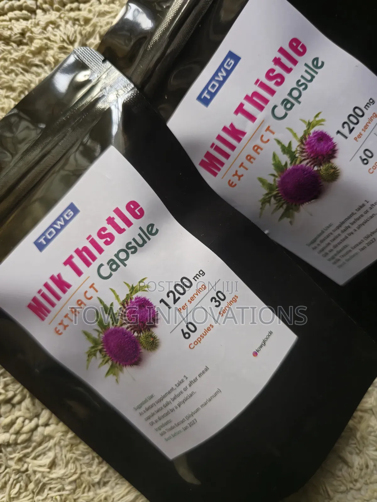 Milk Thistle Extract 60 Capsules