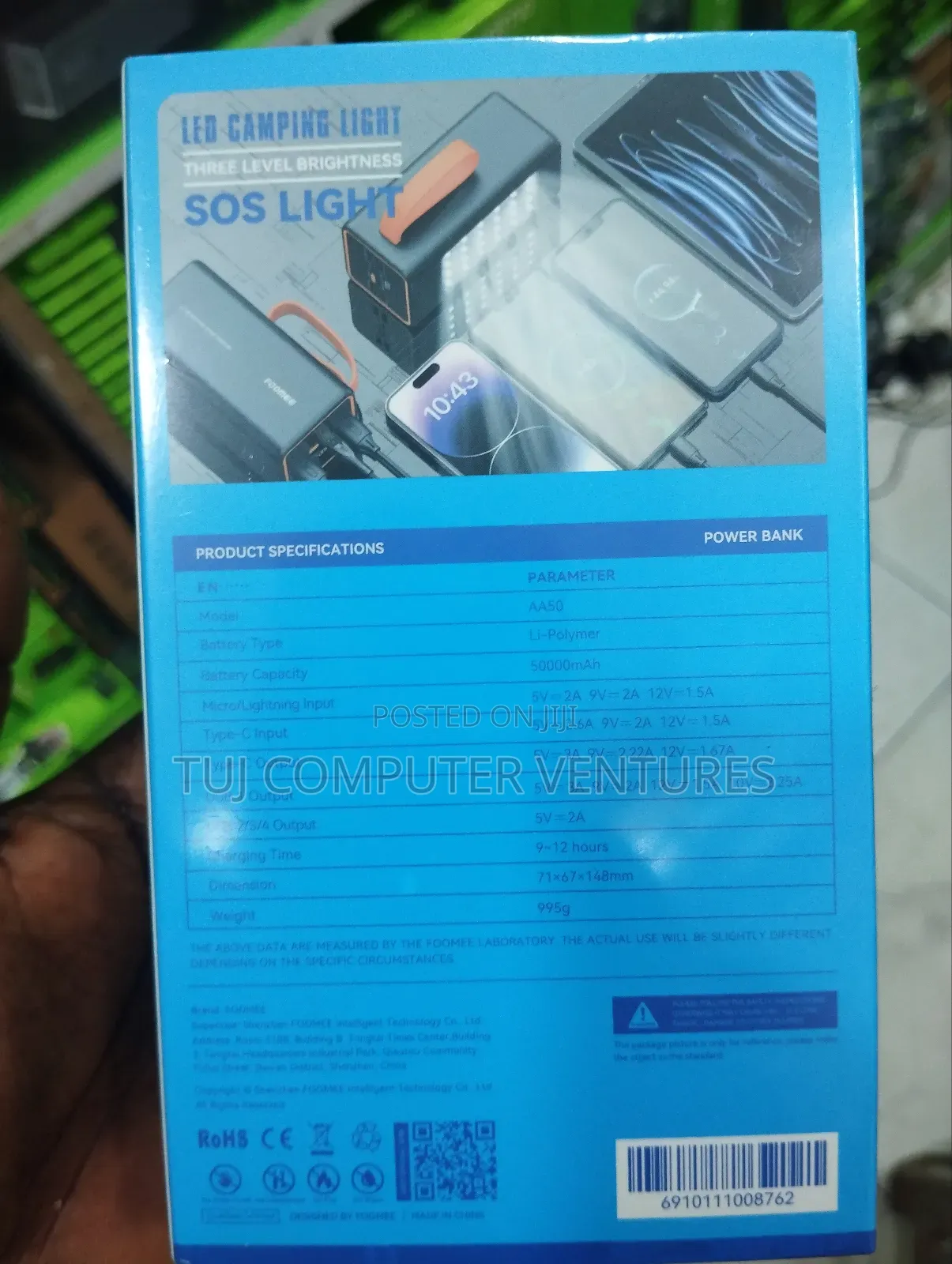 Foomee 50000mah Powerbank