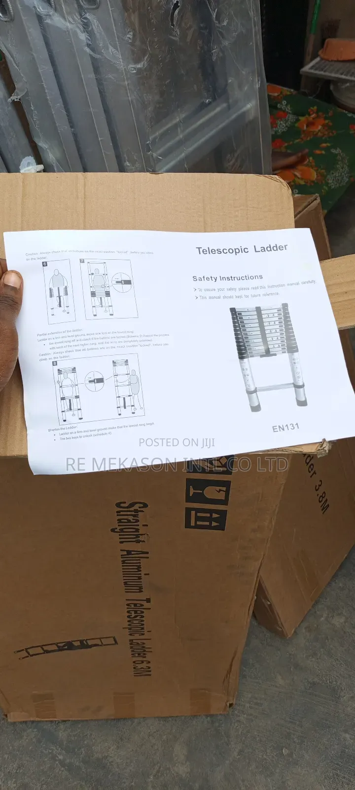 6.2metres Heavy Duty Telescopic Ladder