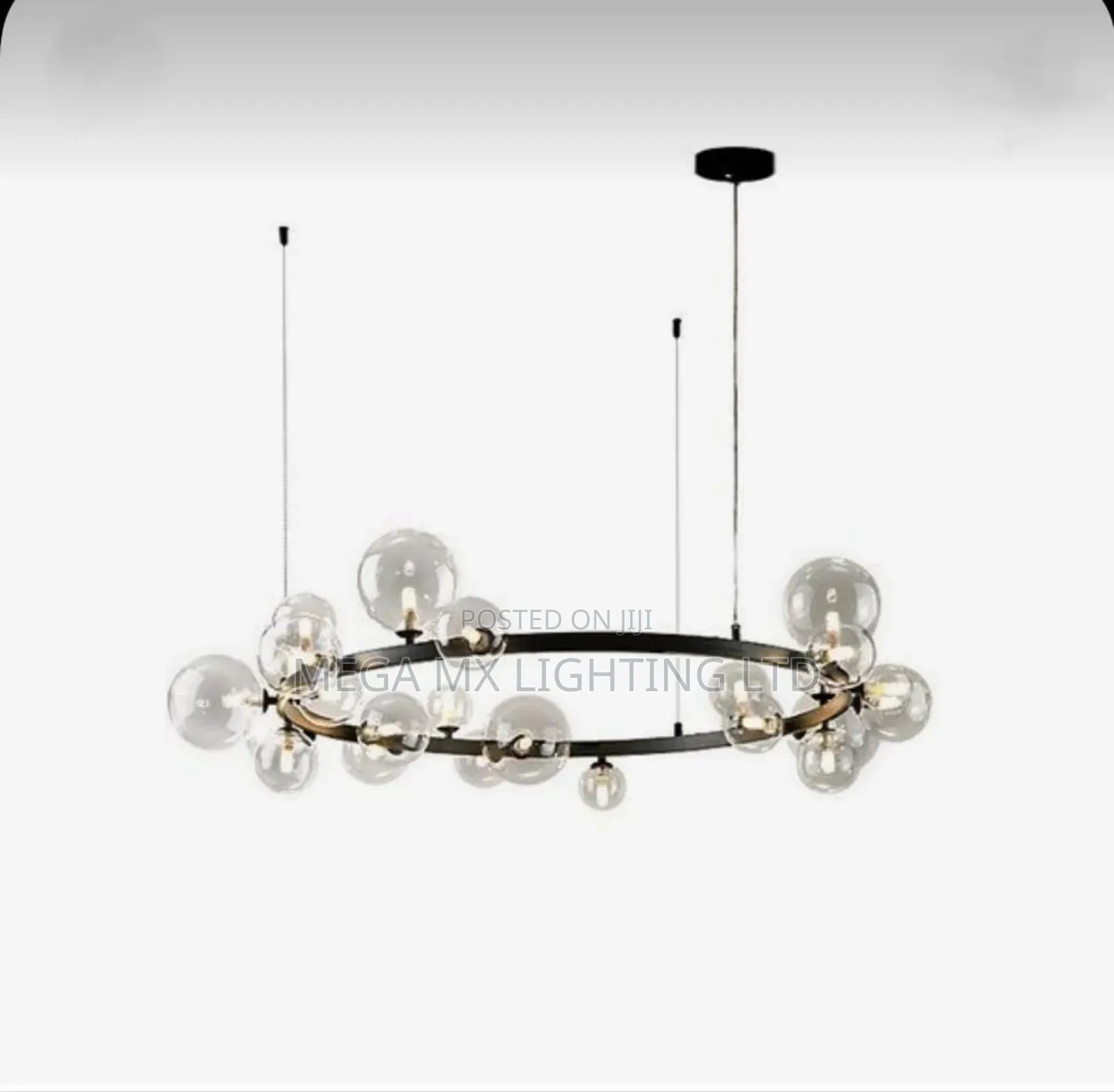 Bubble Ring Dropping Chandelier