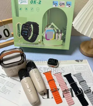 Ultra 7 In1 Bluetooth Wireless Charge Smart Watch Speaker