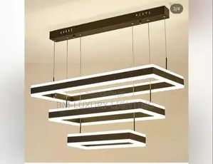 3 Square Ring Nordic Chandelier