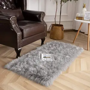 Soft Fluffy Rugs Faux Sheepskin Area Center Rug