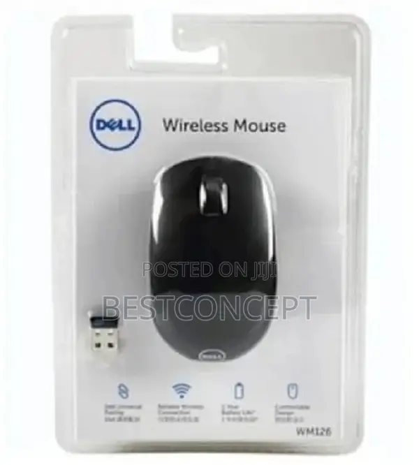 Dell Wireless Optical Mouse - Black