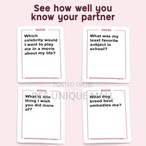 Card Game for Couples