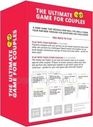 Card Game for Couples