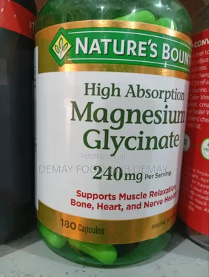 Photo - Nature Bounty Magnesium Glycinate. 180 Capsules
