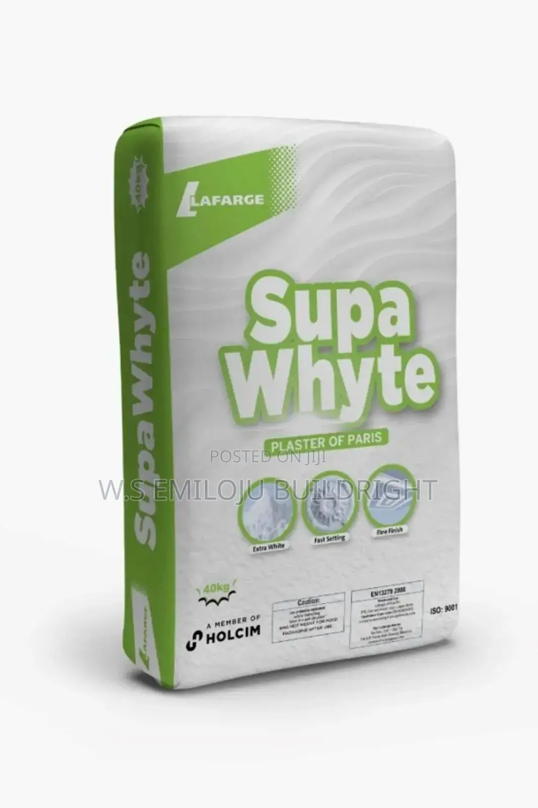 Lafarge Supper Whyte Pop Cement