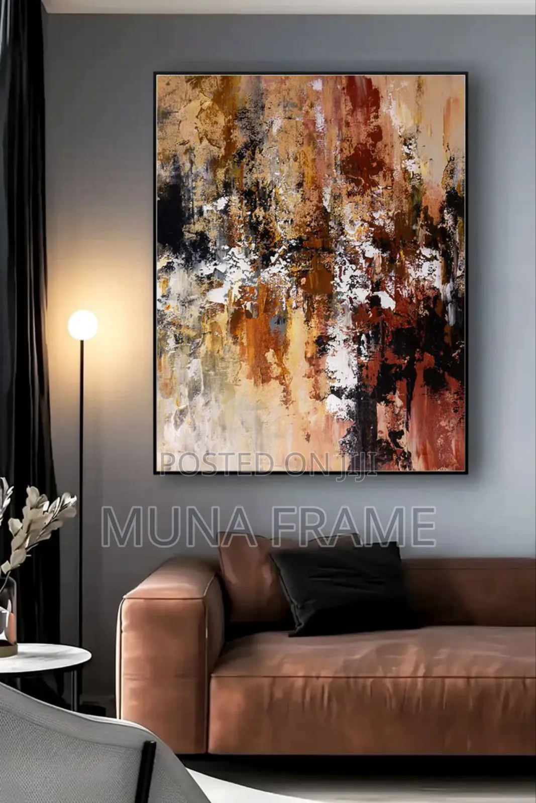 Printed on Canvas Abstract Portrait