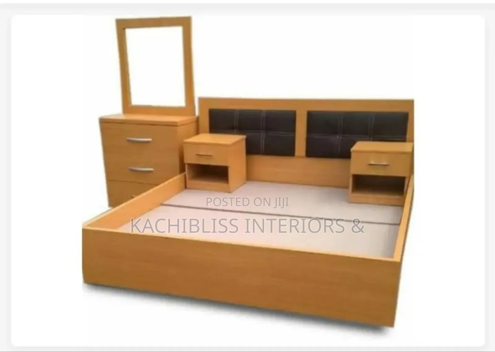 Executive 6 by 6ft Modern Bedframe and Dresser