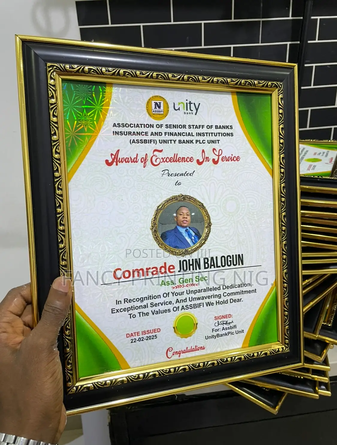Customized Framed Certificates – Pro Design for Awards Recognition