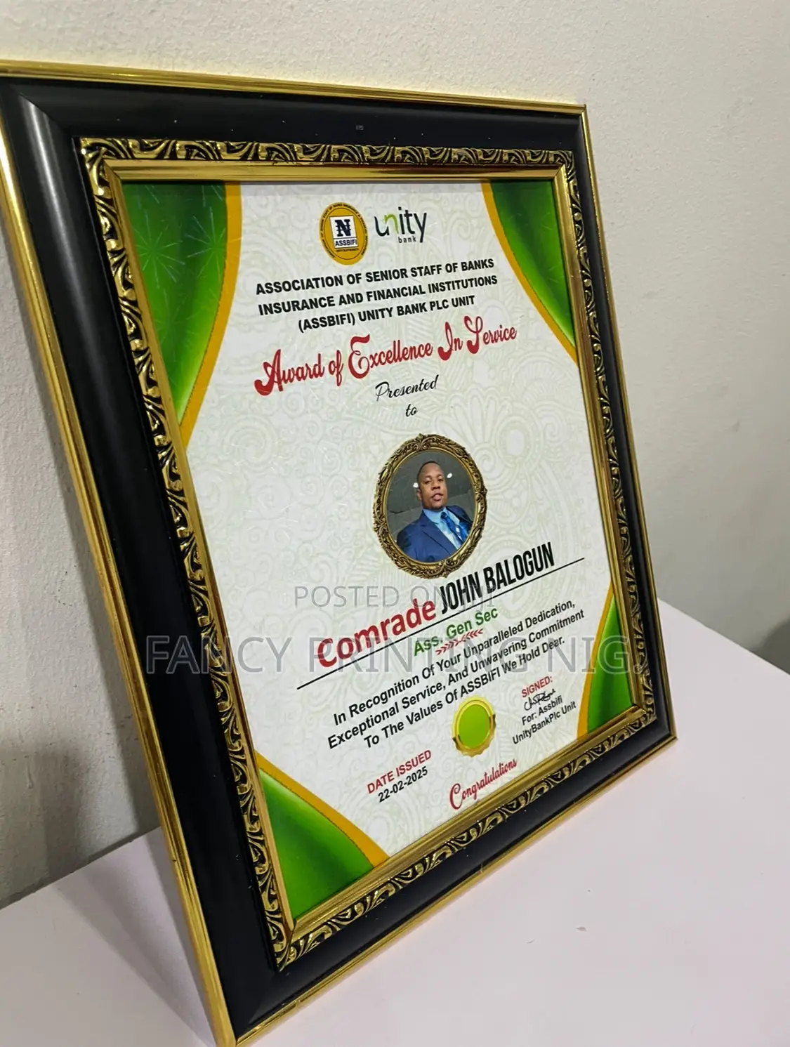Customized Framed Certificates – Pro Design for Awards Recognition