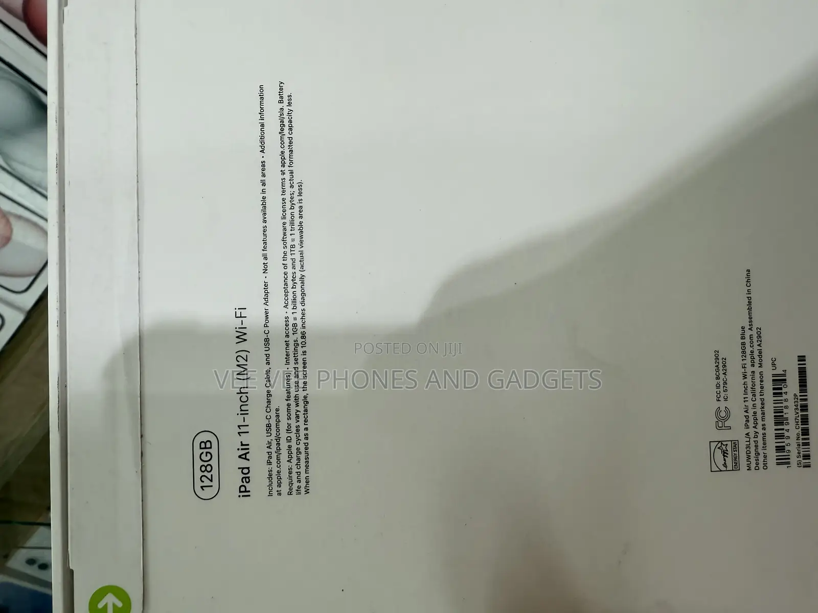 New Apple iPad Air 11 (2024) 128 GB Black