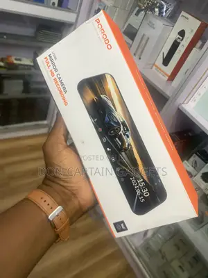 Porodo Car Mirror Camera Recorder Full HD LFS086
