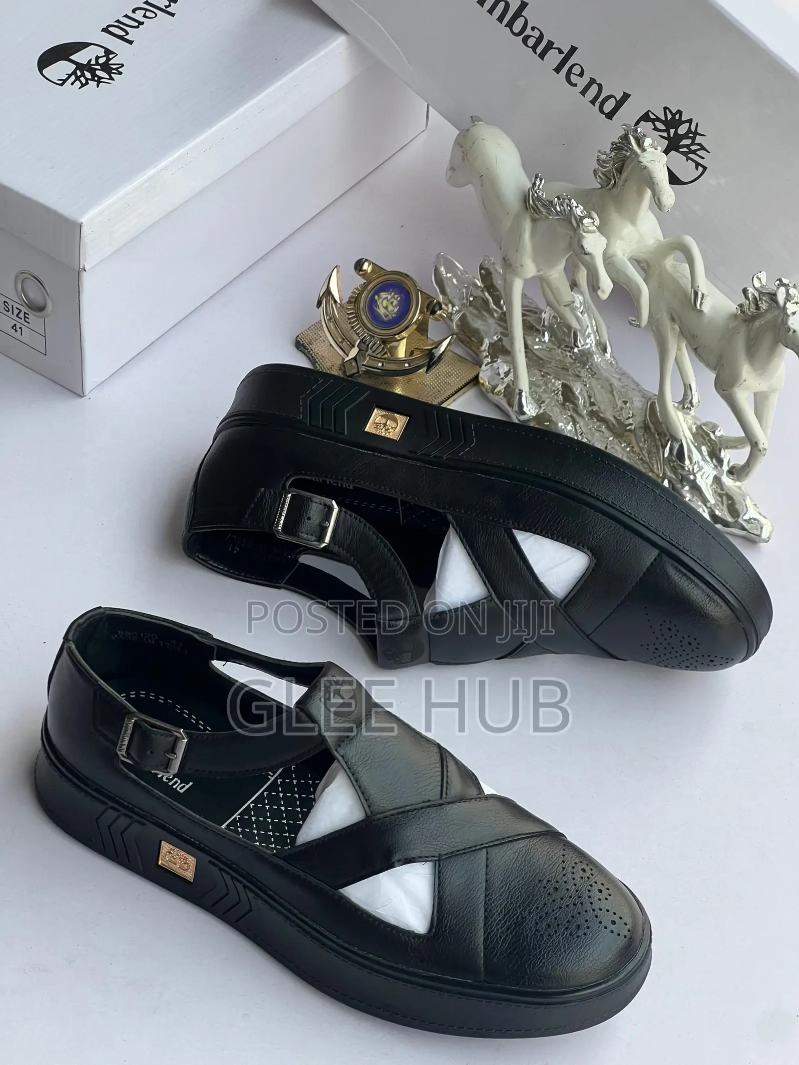 Black- Soled Vintage Sandals