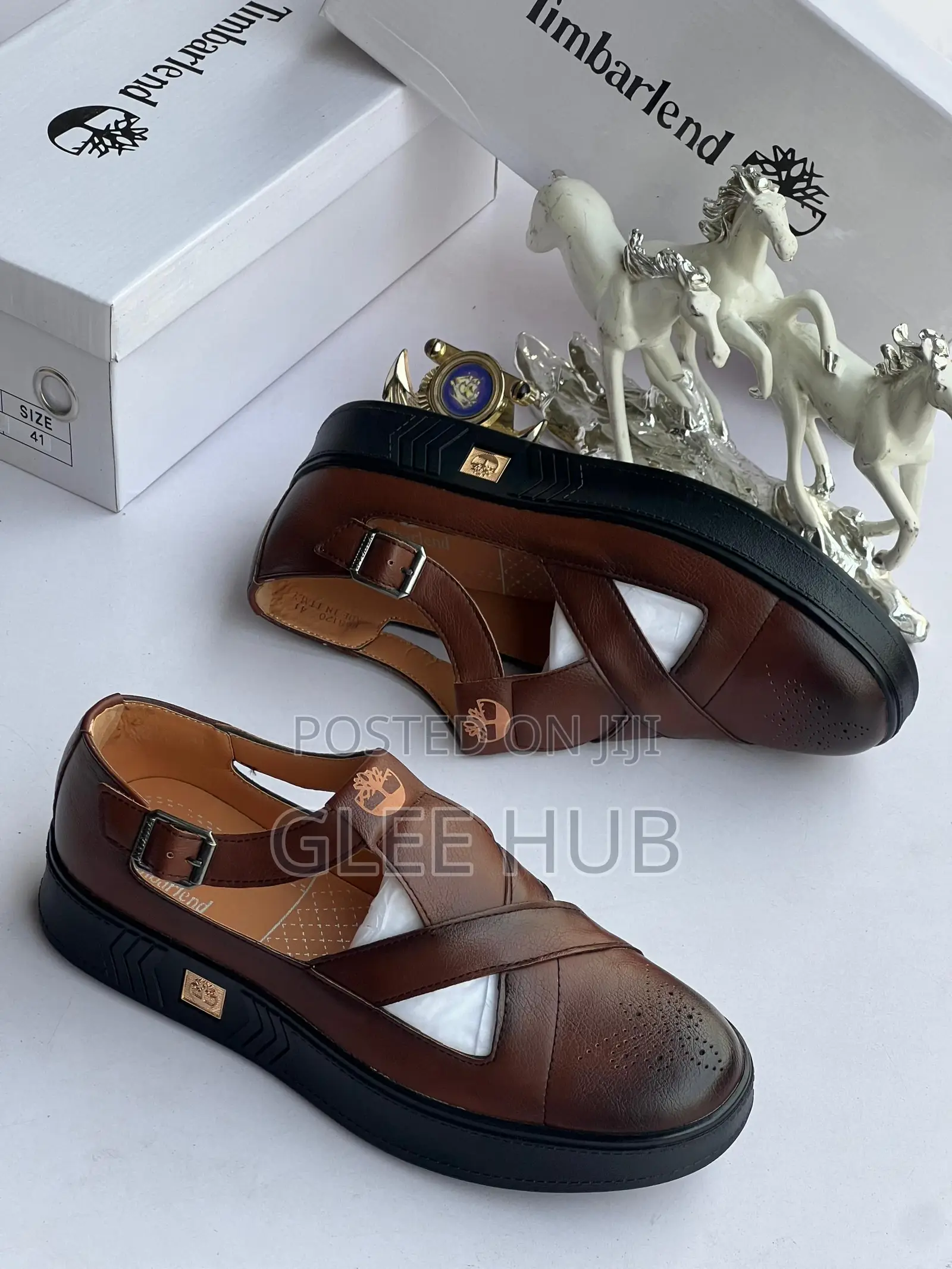 Black- Soled Vintage Sandals