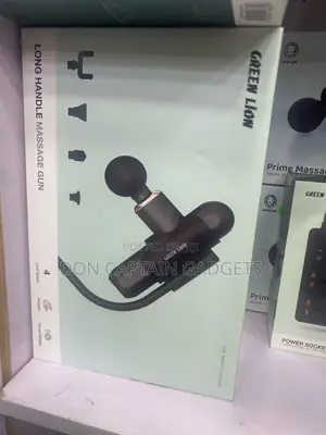 Green Lion Long Handle Massage Gun Vibrator