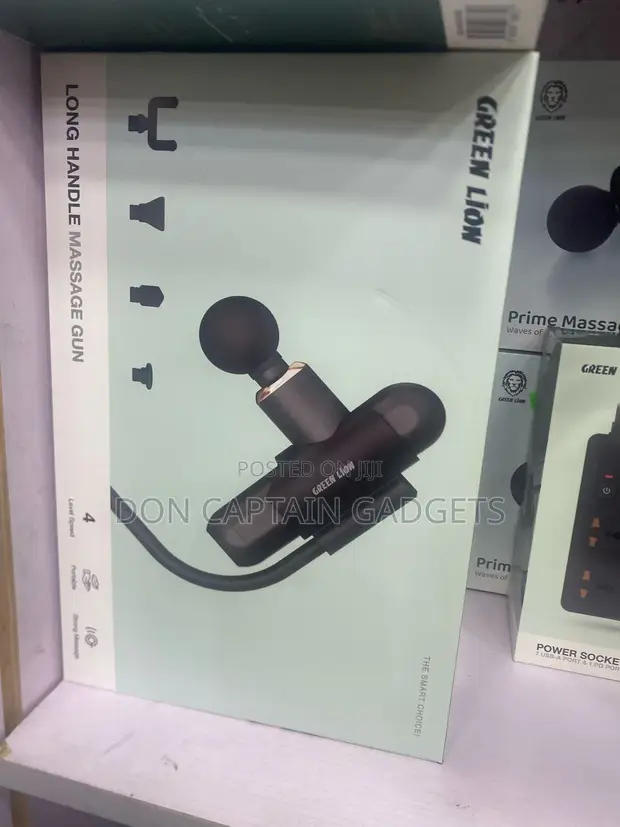 Green Lion Long Handle Massage Gun Vibrator for sale - Don Captain gadgets   Price:  60,000 on Jiji.ng [Ikeja]