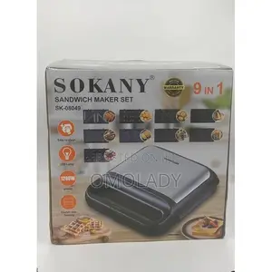 Sokany 9in1 Portable Sandwich Maker Set