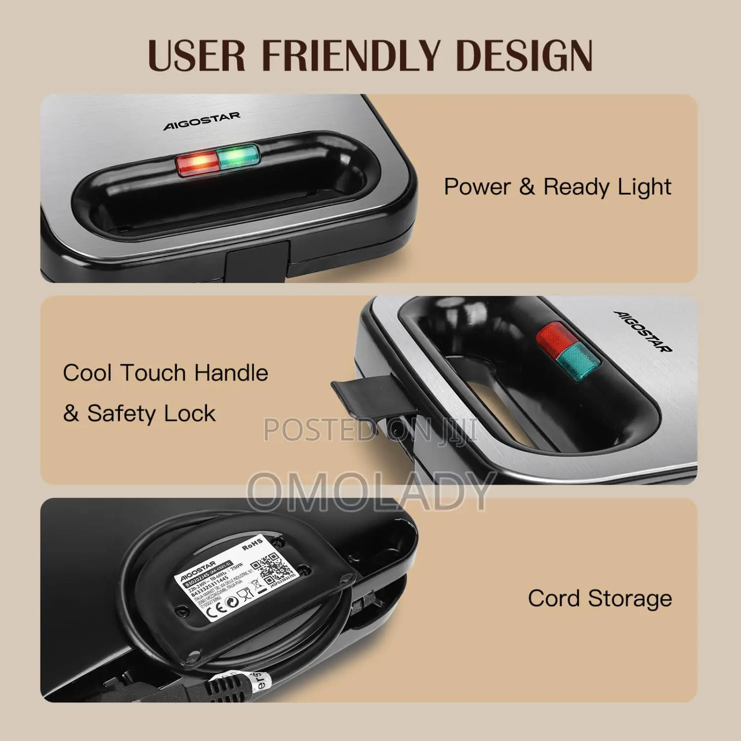 Sokany 9in1 Portable Sandwich Maker Set