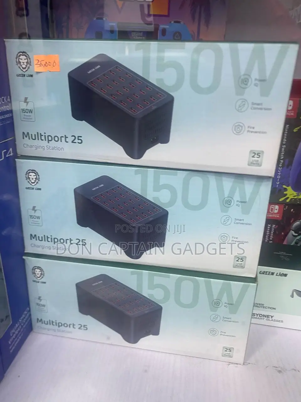 Green Lion Multiport 25 Charging Station 150W
