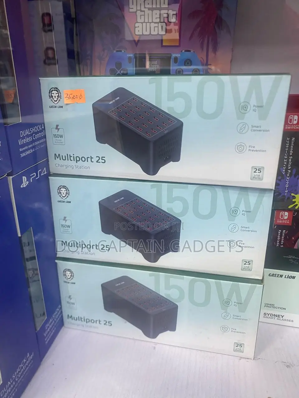 Green Lion Multiport 25 Charging Station 150W